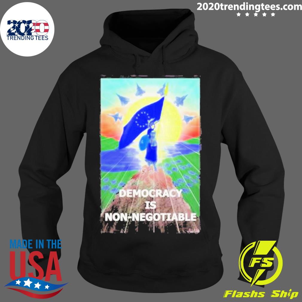 Official democracy Is Non Negotiable - Adult & Kids T-Shirts, Sweatshirts & Hoodies apparel design preview 2