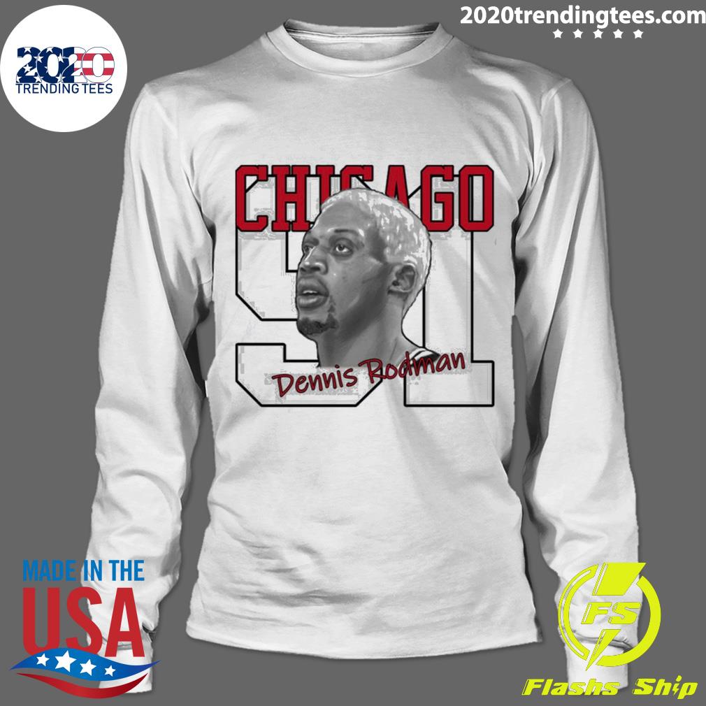 Official dennis Rodman Chicago - Adult & Kids T-Shirts, Sweatshirts & Hoodies apparel design preview 4