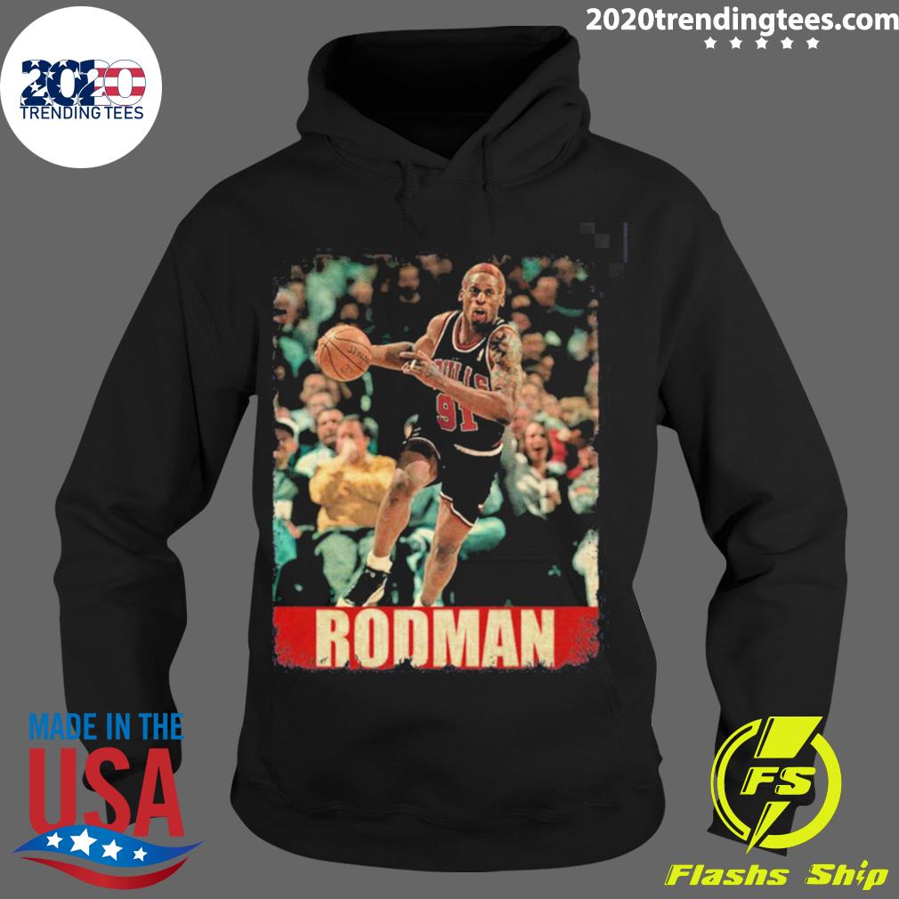Official dennis Rodman Retro Style - Adult & Kids T-Shirts, Sweatshirts & Hoodies apparel design preview 2