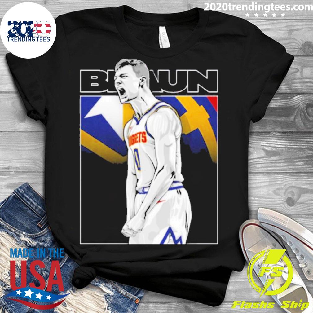 Official denver Nuggets Christian Braun Scream - Adult & Kids T-Shirts, Sweatshirts & Hoodies apparel design preview 3