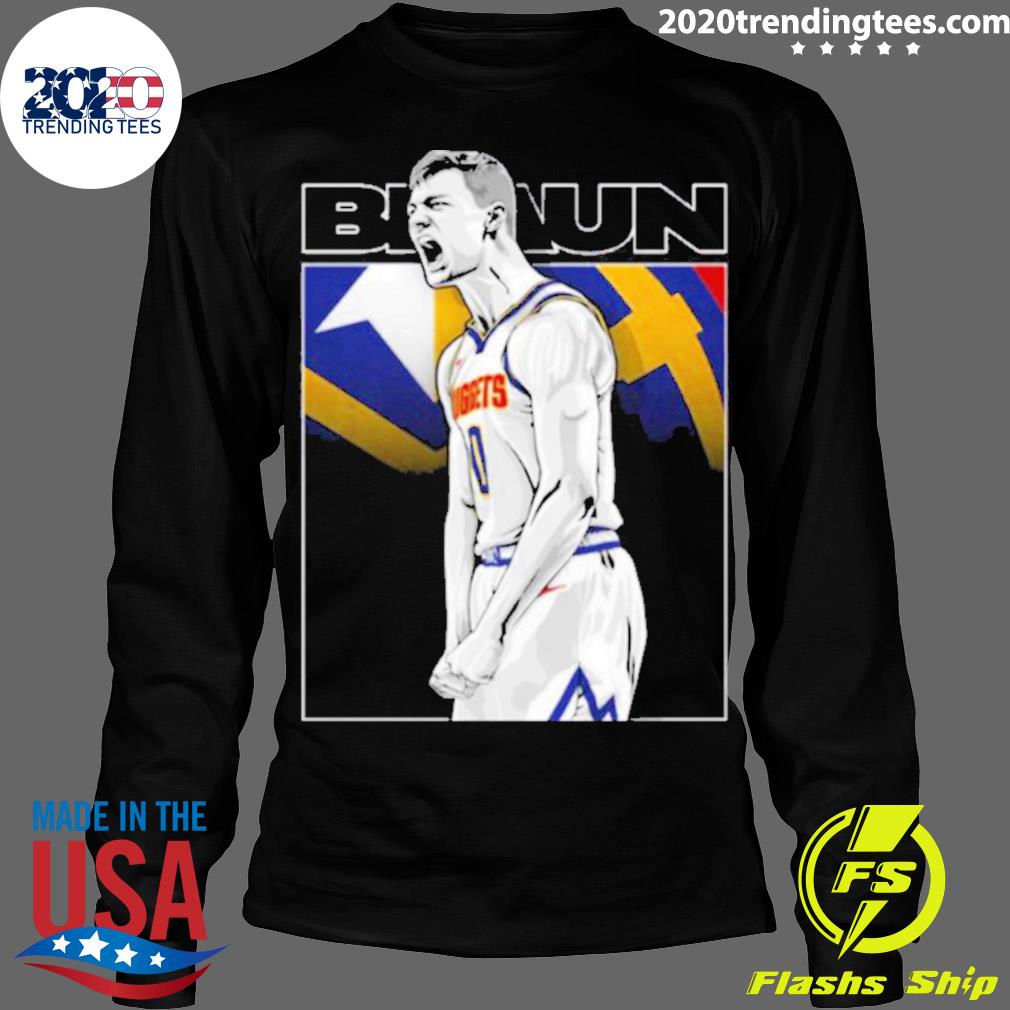 Official denver Nuggets Christian Braun Scream - Adult & Kids T-Shirts, Sweatshirts & Hoodies apparel design preview 4