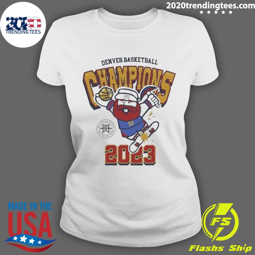 Official denver Nuggets Maxie Championship 2023 - Adult & Kids T-Shirts, Sweatshirts & Hoodies apparel design preview 3