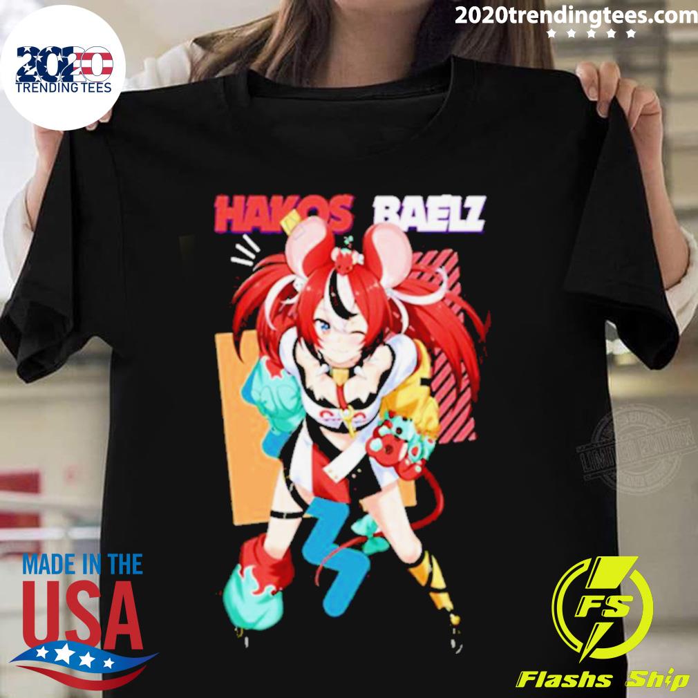 Official design Hakos Baelz Hololive - Adult & Kids T-Shirts, Sweatshirts & Hoodies apparel design preview 1