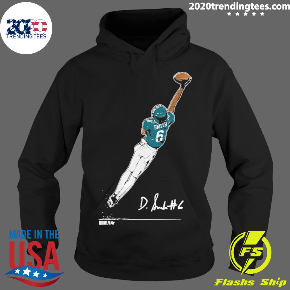 Official devonta Smith One Hand - Adult & Kids T-Shirts, Sweatshirts & Hoodies apparel design preview 2