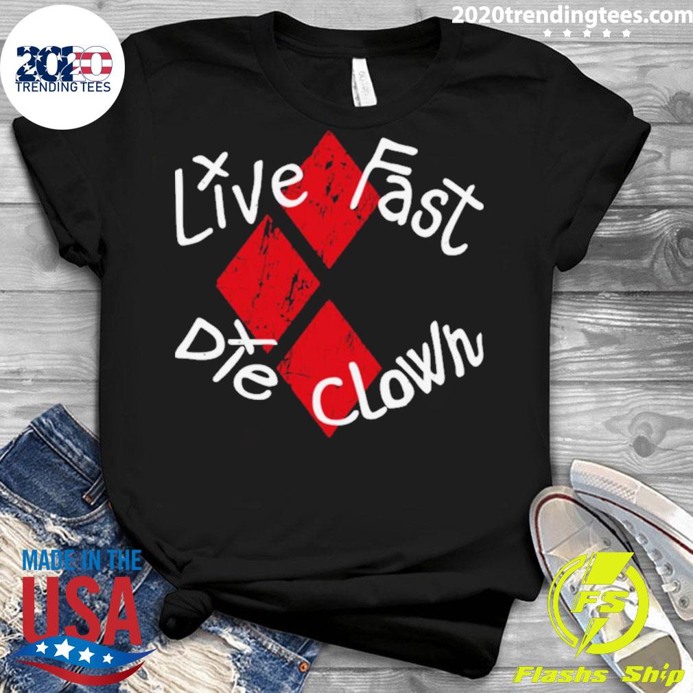Official die Clown Logo Harley Quinn - Adult & Kids T-Shirts, Sweatshirts & Hoodies apparel design preview 3