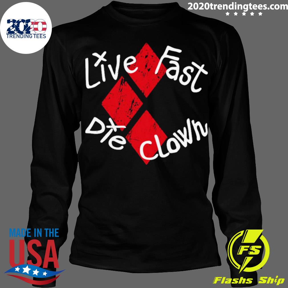 Official die Clown Logo Harley Quinn - Adult & Kids T-Shirts, Sweatshirts & Hoodies apparel design preview 4