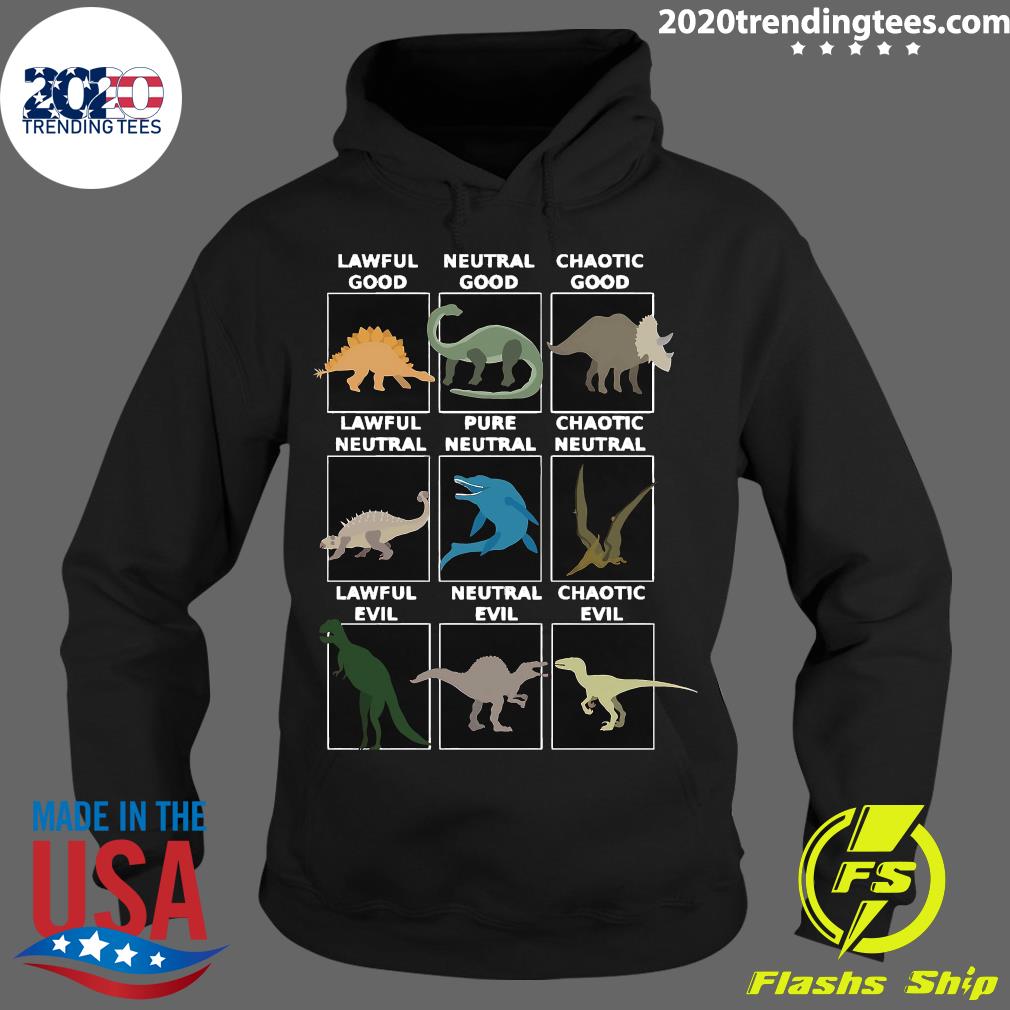 Official Dinosaurs Alignment - Adult & Kids T-Shirts, Sweatshirts & Hoodies apparel design preview 2