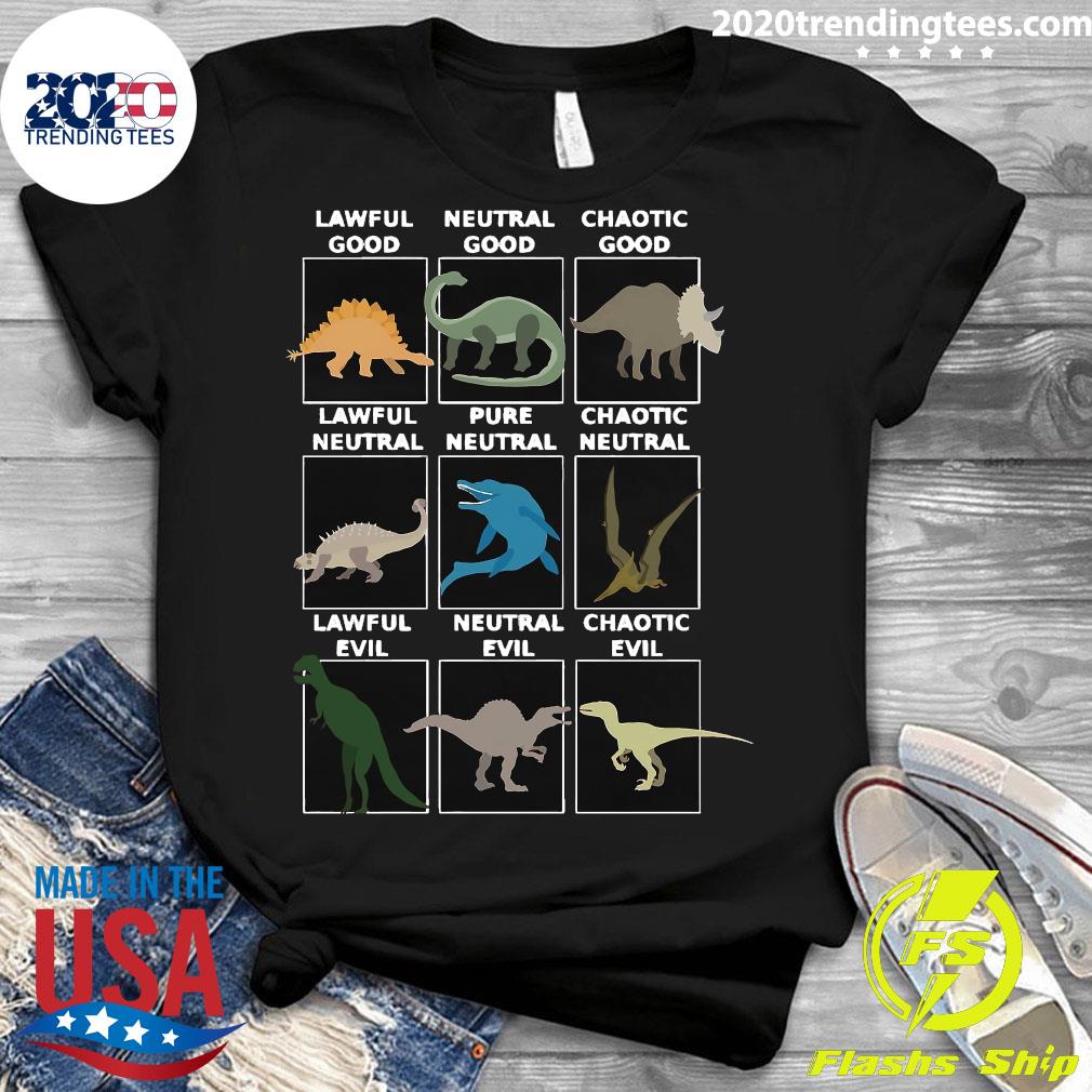 Official Dinosaurs Alignment - Adult & Kids T-Shirts, Sweatshirts & Hoodies apparel design preview 3