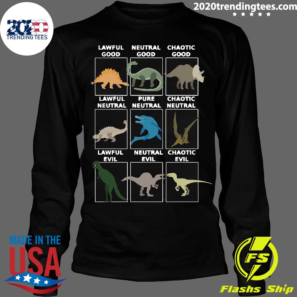 Official Dinosaurs Alignment - Adult & Kids T-Shirts, Sweatshirts & Hoodies apparel design preview 4