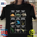 Official Dinosaurs Alignment - Adult & Kids T-Shirts, Sweatshirts & Hoodies apparel design preview 1