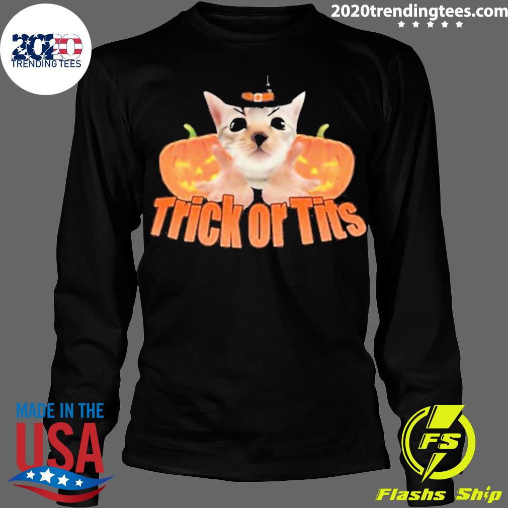 Official dippytees Trick Or Tits - Adult & Kids T-Shirts, Sweatshirts & Hoodies apparel design preview 4