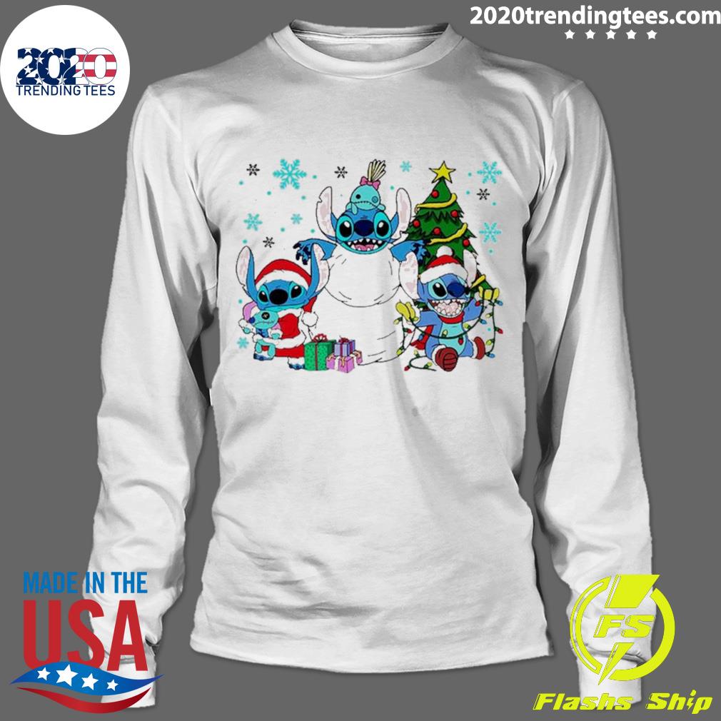 Official disney Stitch Christmas - Adult & Kids T-Shirts, Sweatshirts & Hoodies apparel design preview 4