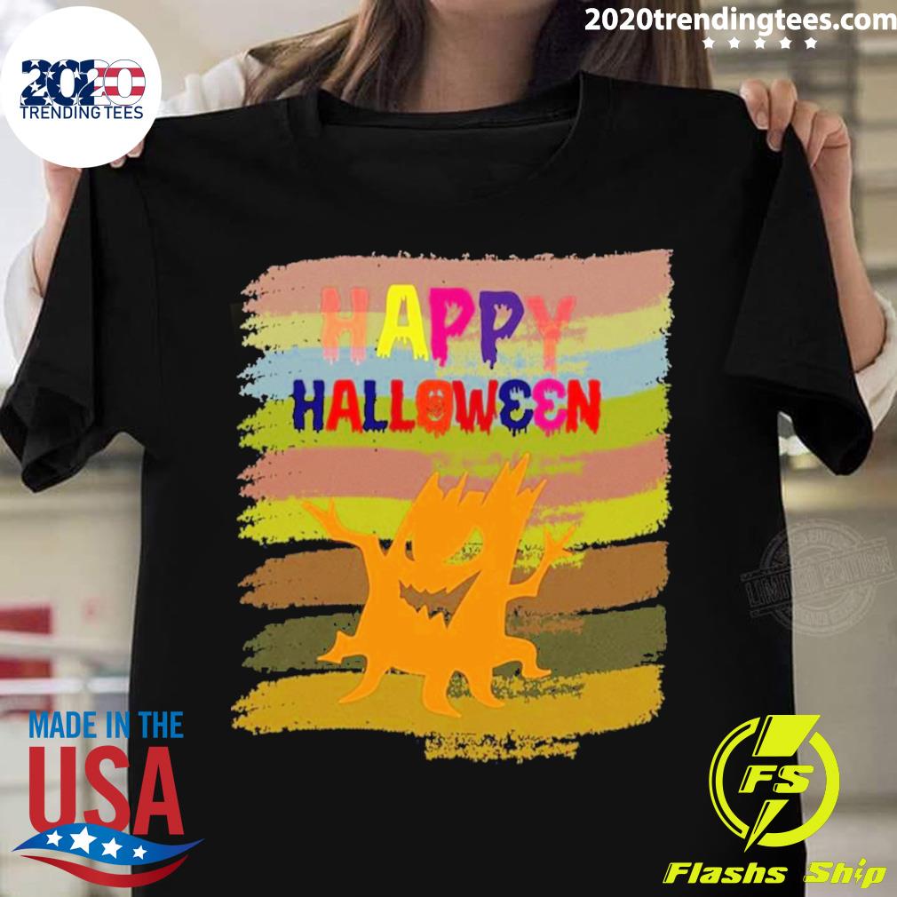 Official disneyland Colorful And Scary Halloween - Adult & Kids T-Shirts, Sweatshirts & Hoodies apparel design preview 1