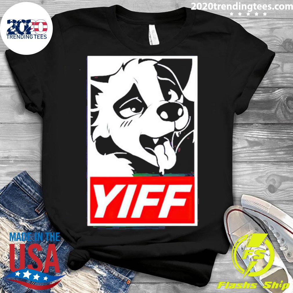Official dog Yiff - Adult & Kids T-Shirts, Sweatshirts & Hoodies apparel design preview 3