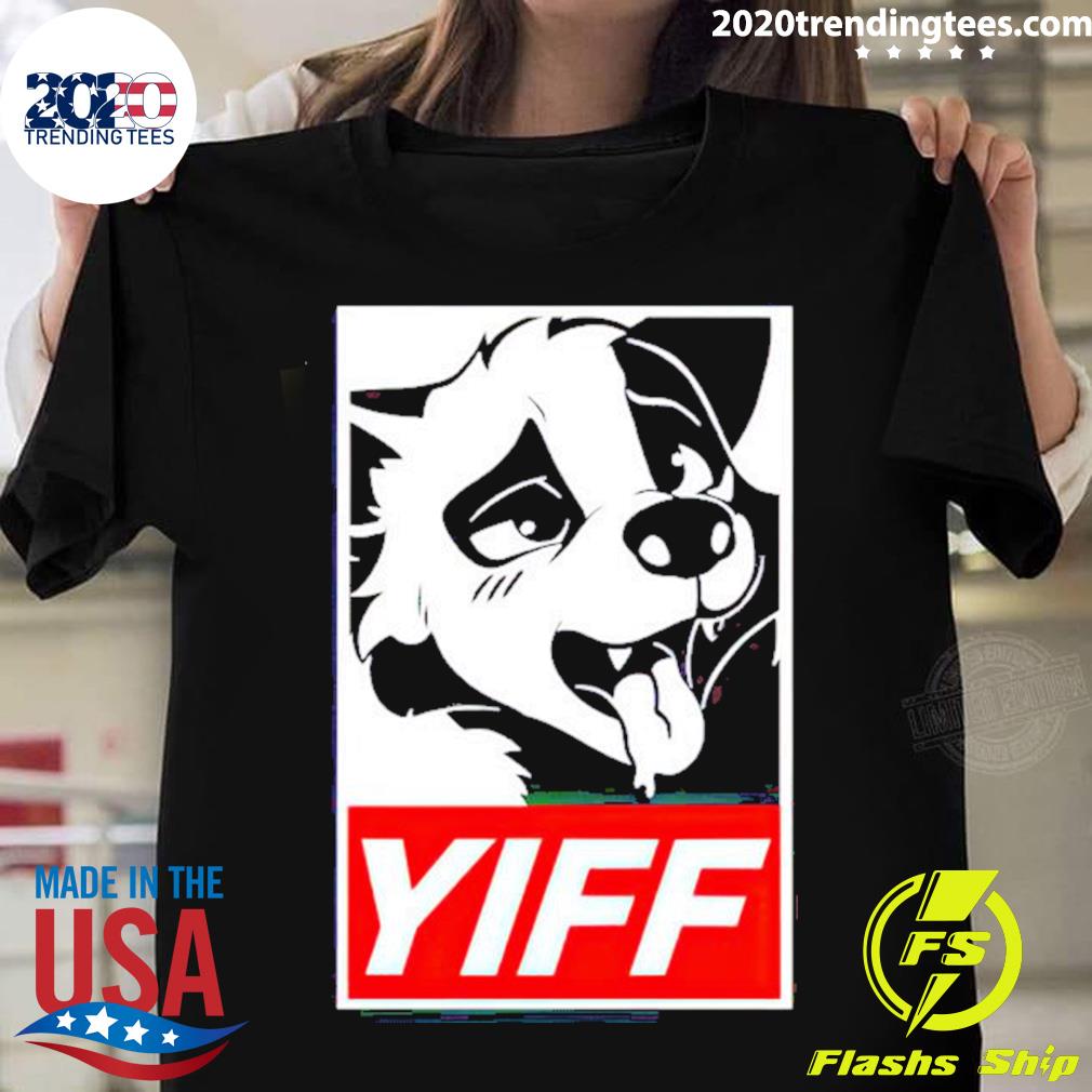 Official dog Yiff - Adult & Kids T-Shirts, Sweatshirts & Hoodies apparel design preview 1