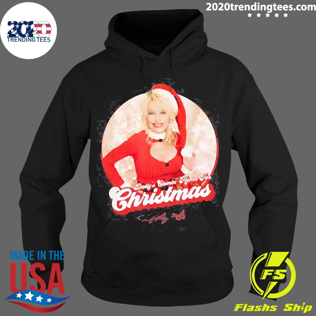 Official Dolly Parton's Comin' Home for Christmas - Adult & Kids T-Shirts, Sweatshirts & Hoodies apparel design preview 2
