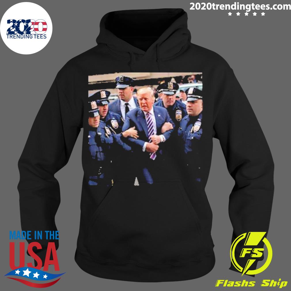 Official donald Trump Getting Arrested Meme - Adult & Kids T-Shirts, Sweatshirts & Hoodies apparel design preview 2