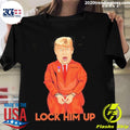 Official donald Trump Lock Him Up 2023 - Adult & Kids T-Shirts, Sweatshirts & Hoodies apparel design preview 1