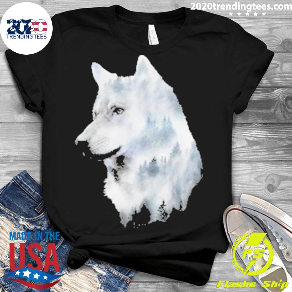 Official double Exposure Wolf - Adult & Kids T-Shirts, Sweatshirts & Hoodies apparel design preview 3