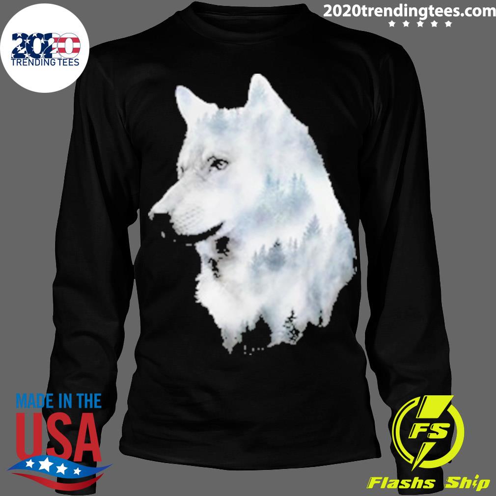 Official double Exposure Wolf - Adult & Kids T-Shirts, Sweatshirts & Hoodies apparel design preview 4
