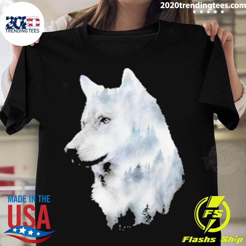 Official double Exposure Wolf - Adult & Kids T-Shirts, Sweatshirts & Hoodies apparel design preview 1