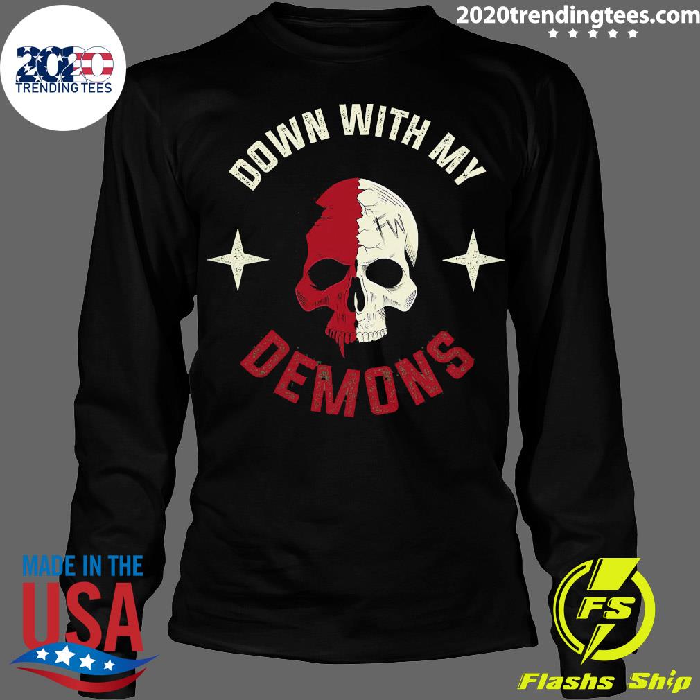 Official Down With My Demons - Adult & Kids T-Shirts, Sweatshirts & Hoodies apparel design preview 4