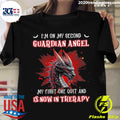 Official Dragon I'm On My Second Guardian Angel First - Adult & Kids T-Shirts, Sweatshirts & Hoodies apparel design preview 1