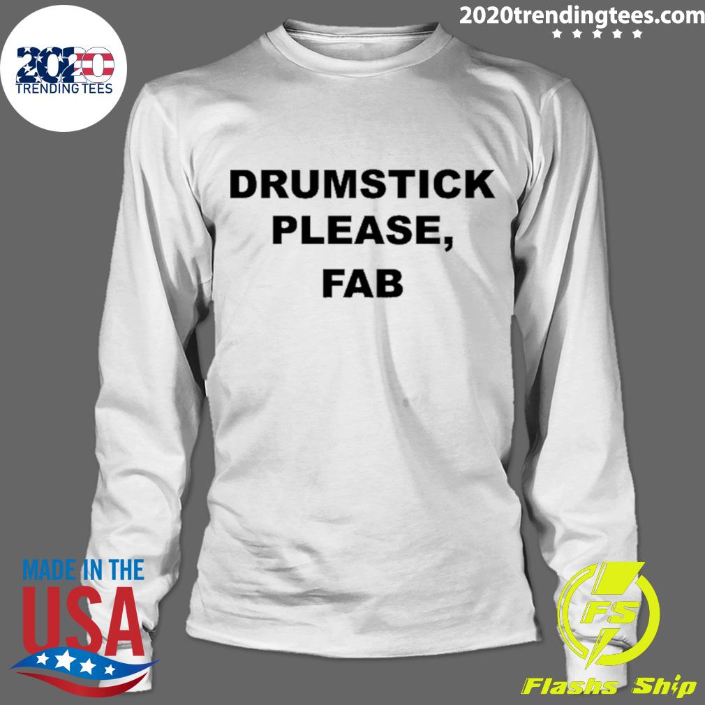 Official drumstick Please Fab - Adult & Kids T-Shirts, Sweatshirts & Hoodies apparel design preview 4