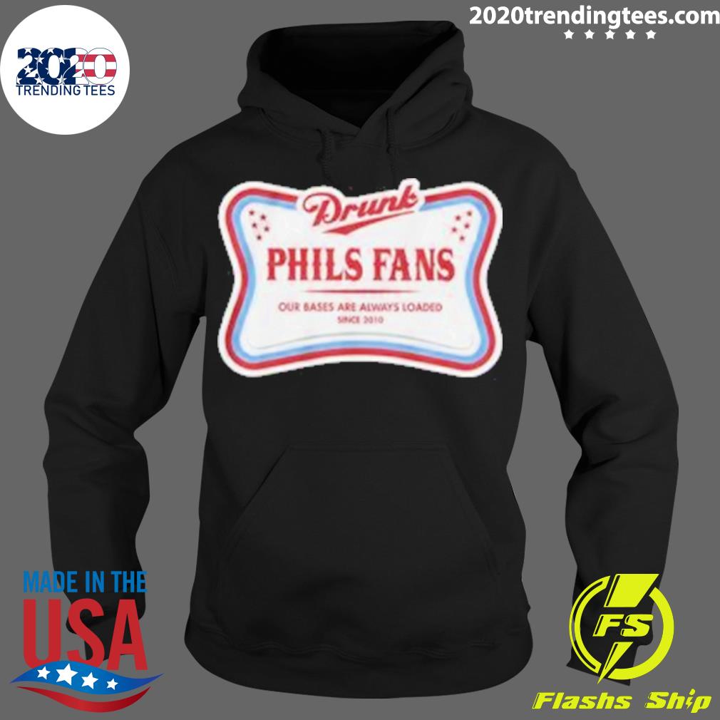 Official drunk Phils Fans High Life - Adult & Kids T-Shirts, Sweatshirts & Hoodies apparel design preview 2