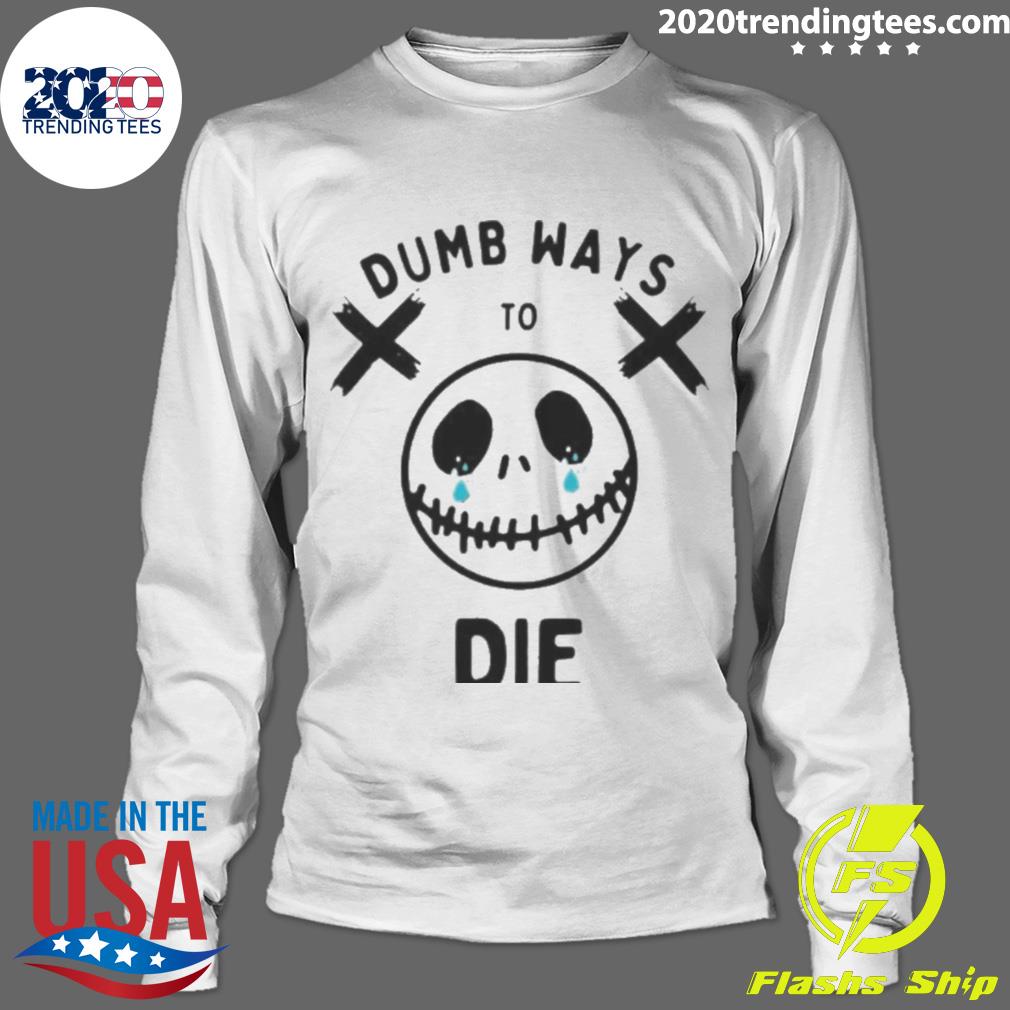 Official dumb Ways To Die Crying Essential - Adult & Kids T-Shirts, Sweatshirts & Hoodies apparel design preview 4