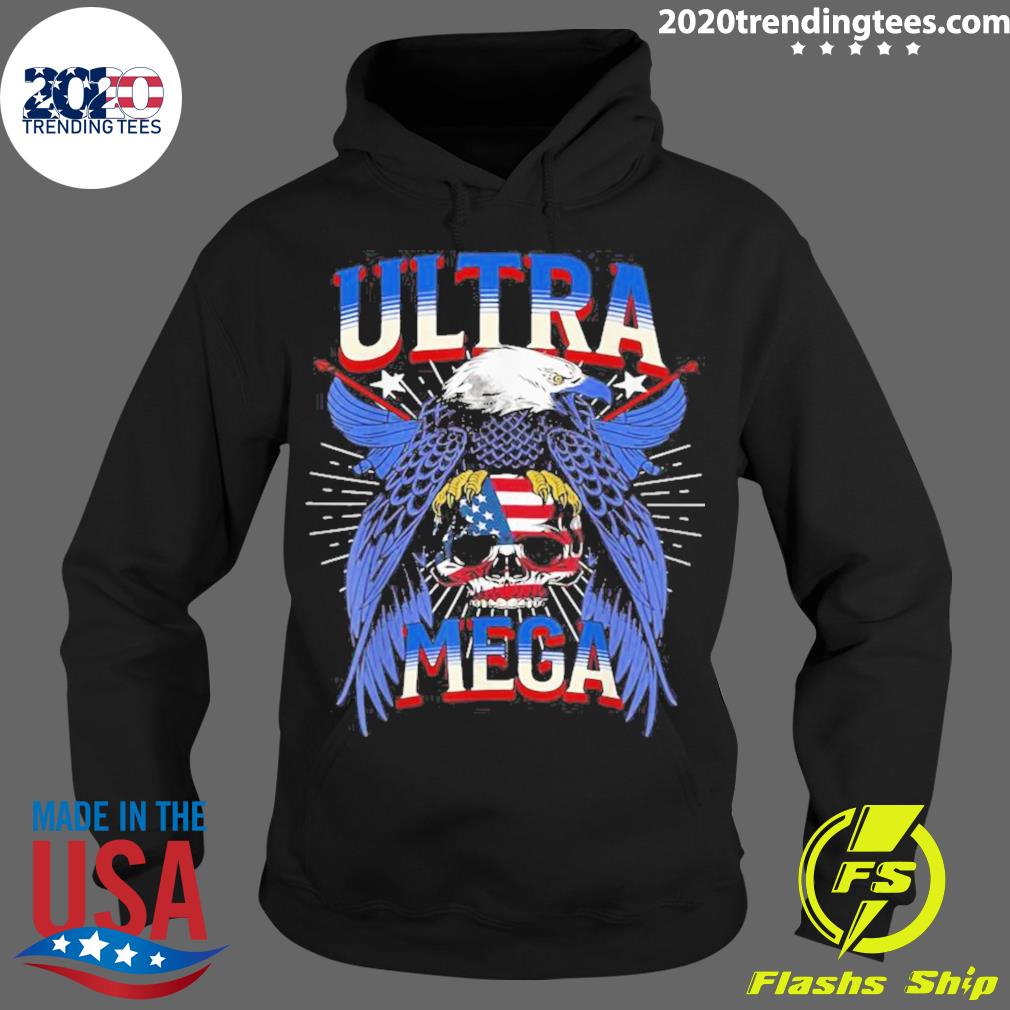 Official eagle Skull American Flag Ultra Maga - Adult & Kids T-Shirts, Sweatshirts & Hoodies apparel design preview 2