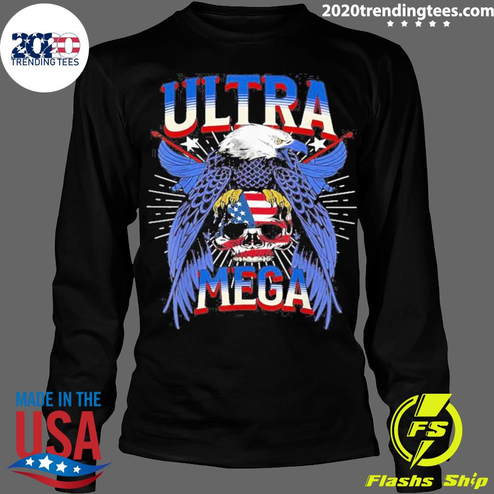 Official eagle Skull American Flag Ultra Maga - Adult & Kids T-Shirts, Sweatshirts & Hoodies apparel design preview 4