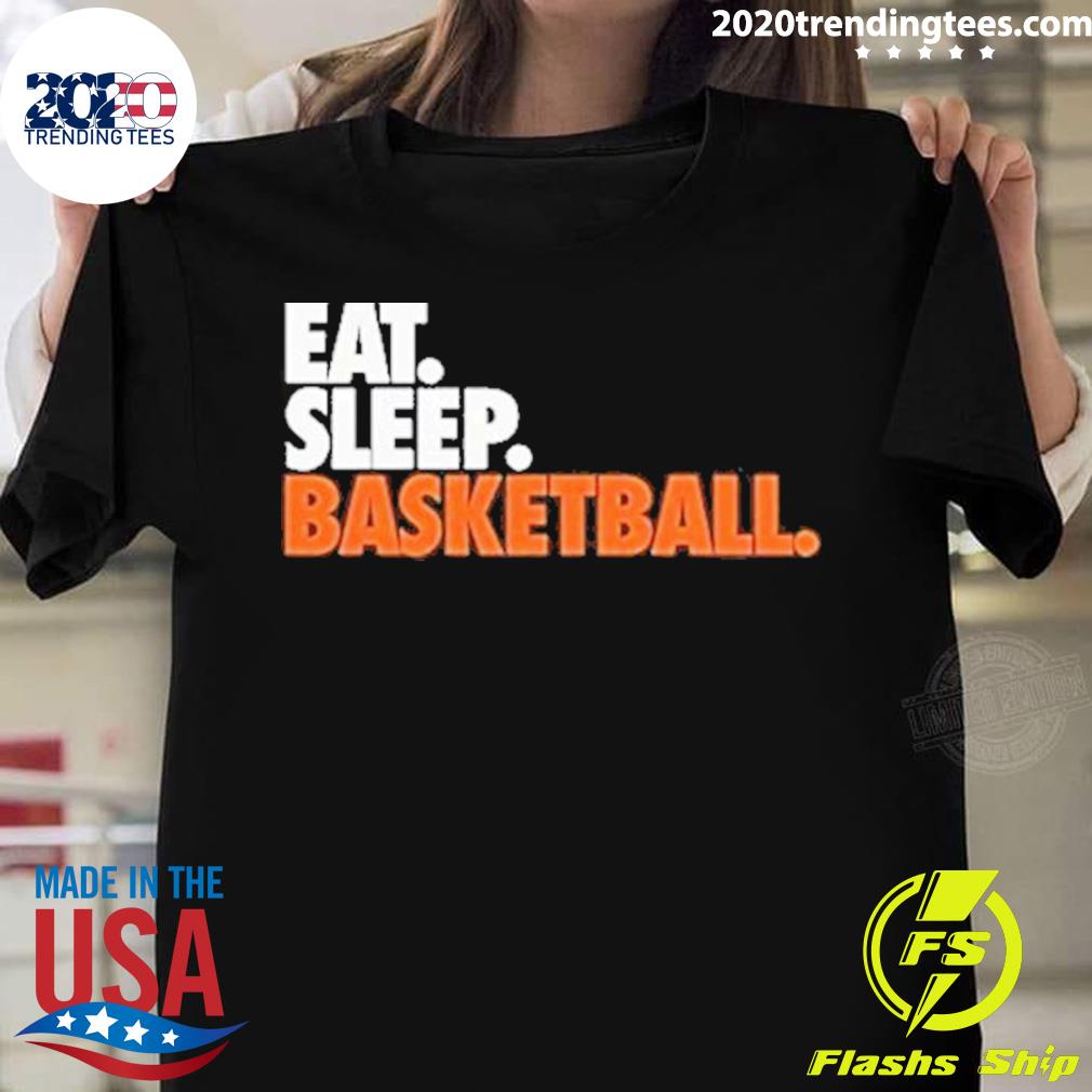 Official eat Sleep Basketball 2023 - Adult & Kids T-Shirts, Sweatshirts & Hoodies apparel design preview 1