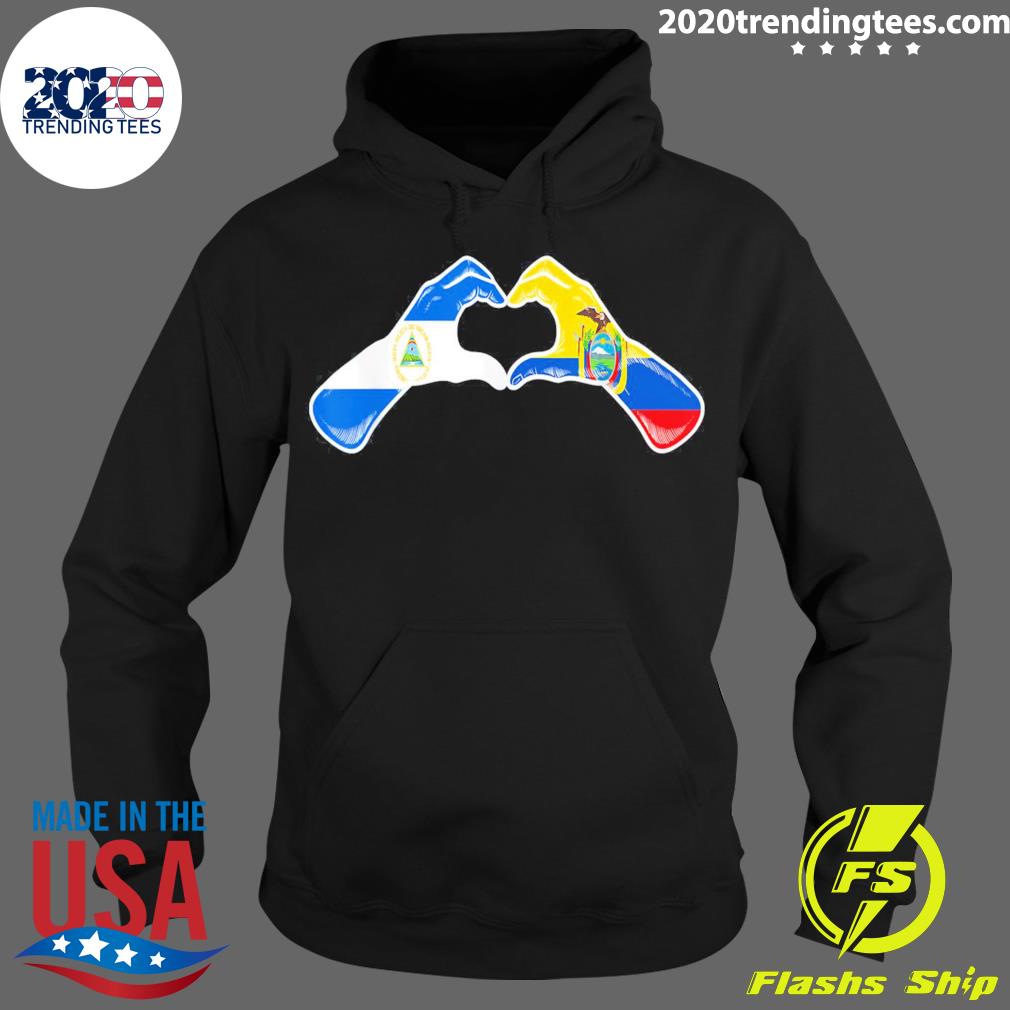 Official ecuador Nicaragua Flag Ecuadorian Nicaraguan - Adult & Kids T-Shirts, Sweatshirts & Hoodies apparel design preview 2