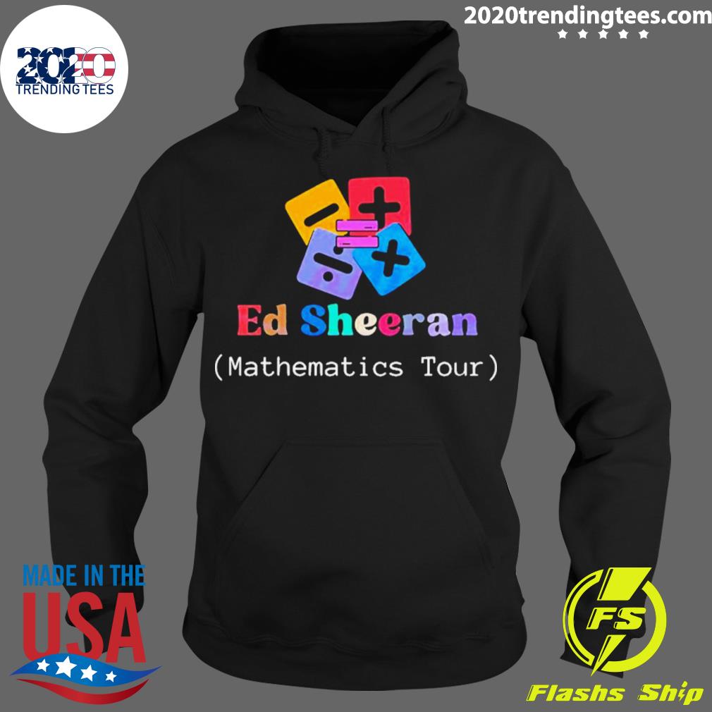 Official ed Sheeran Mathematics World Tour - Adult & Kids T-Shirts, Sweatshirts & Hoodies apparel design preview 2