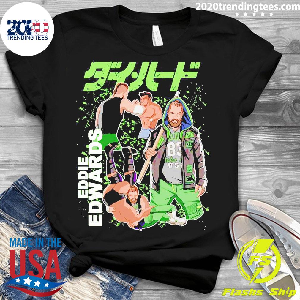 Official Eddie Edwards Comic - Adult & Kids T-Shirts, Sweatshirts & Hoodies apparel design preview 3
