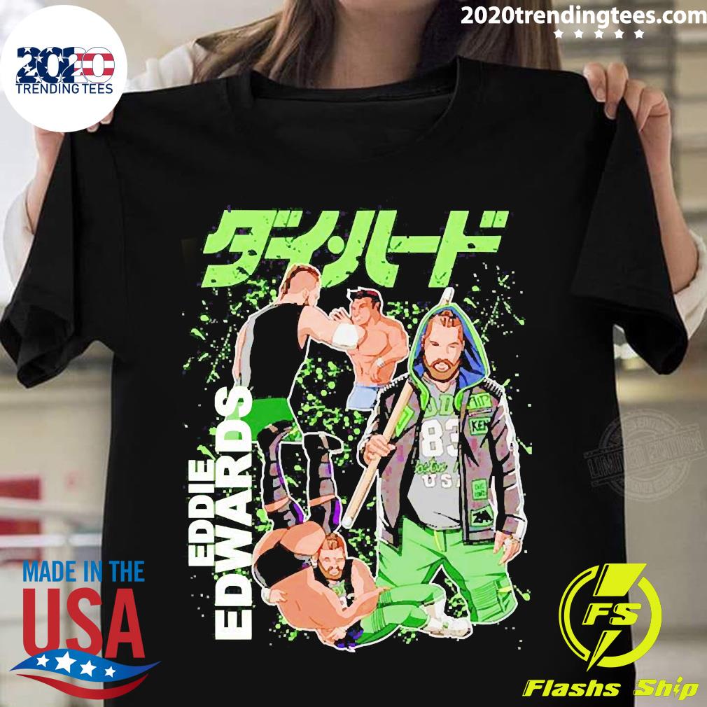 Official Eddie Edwards Comic - Adult & Kids T-Shirts, Sweatshirts & Hoodies apparel design preview 1