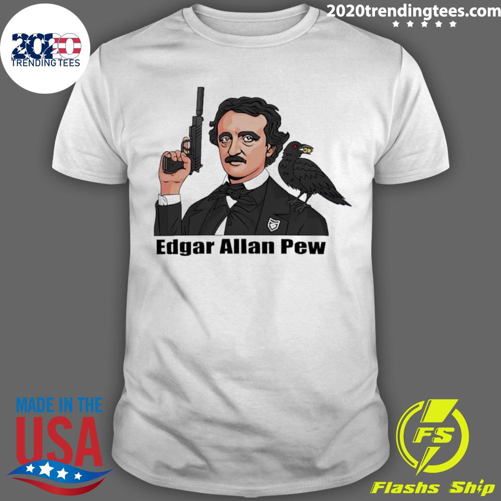 Official edgar Allan Pew - Adult & Kids T-Shirts, Sweatshirts & Hoodies apparel design preview 1