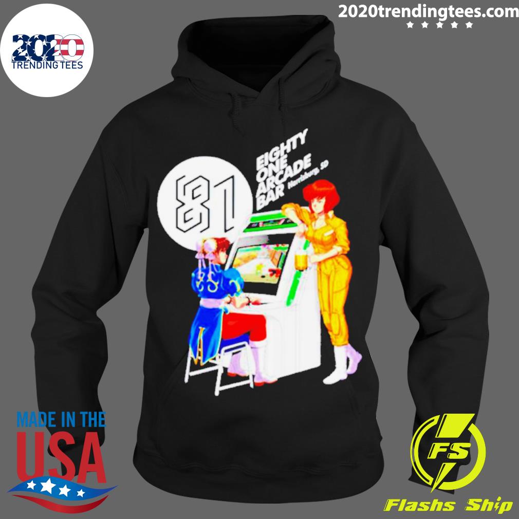 Official eighty One Arcade Bar Harrisburg Sd - Adult & Kids T-Shirts, Sweatshirts & Hoodies apparel design preview 2