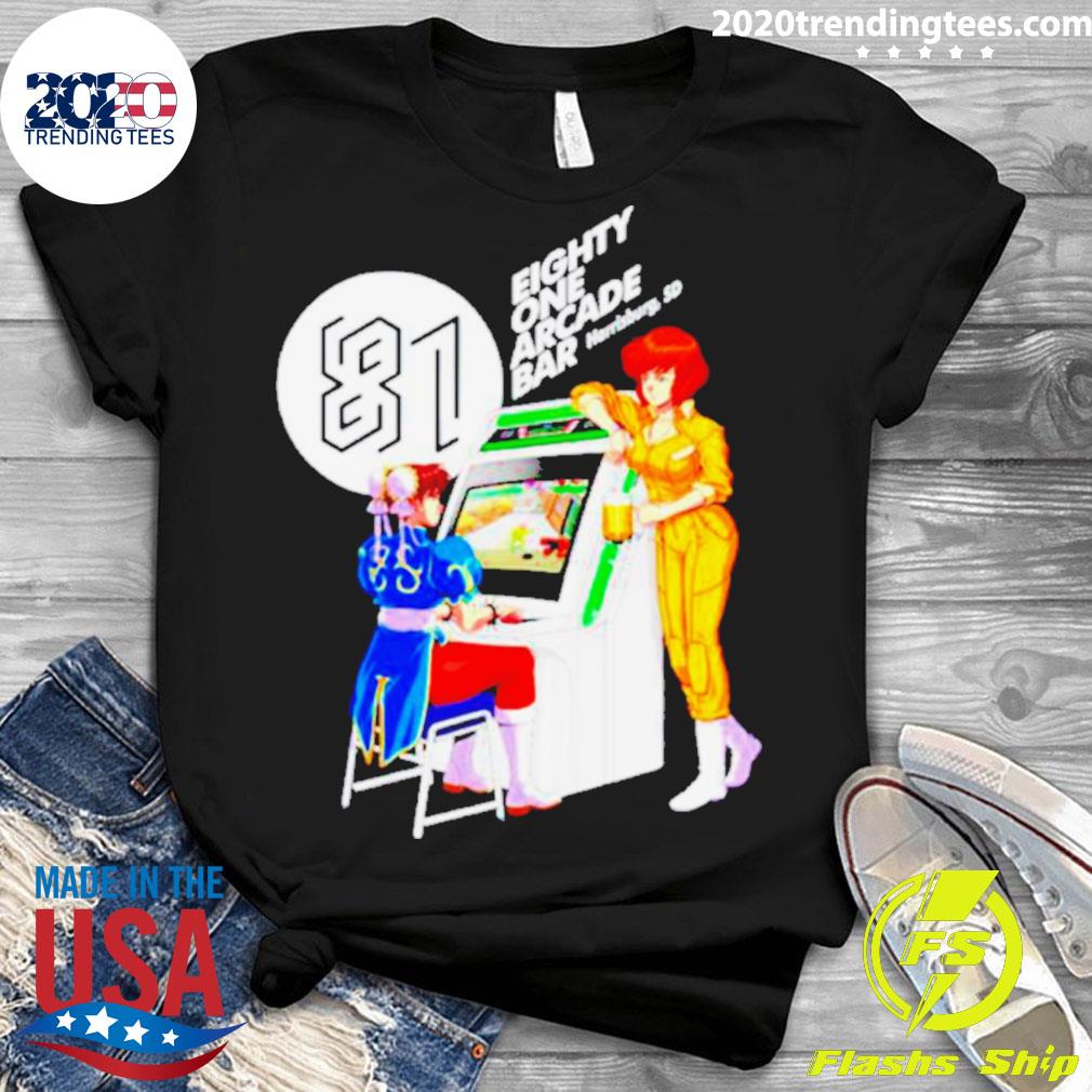 Official eighty One Arcade Bar Harrisburg Sd - Adult & Kids T-Shirts, Sweatshirts & Hoodies apparel design preview 3