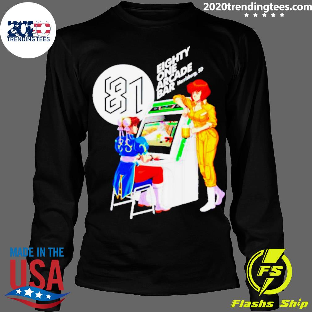 Official eighty One Arcade Bar Harrisburg Sd - Adult & Kids T-Shirts, Sweatshirts & Hoodies apparel design preview 4