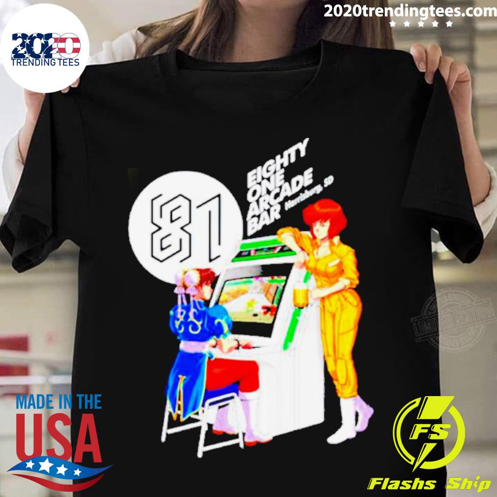 Official eighty One Arcade Bar Harrisburg Sd - Adult & Kids T-Shirts, Sweatshirts & Hoodies apparel design preview 1