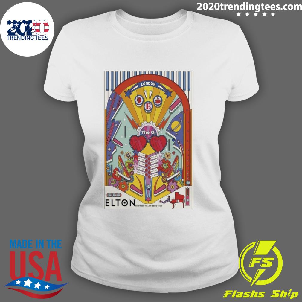 Official elton John 10 Shows In London - Adult & Kids T-Shirts, Sweatshirts & Hoodies apparel design preview 3