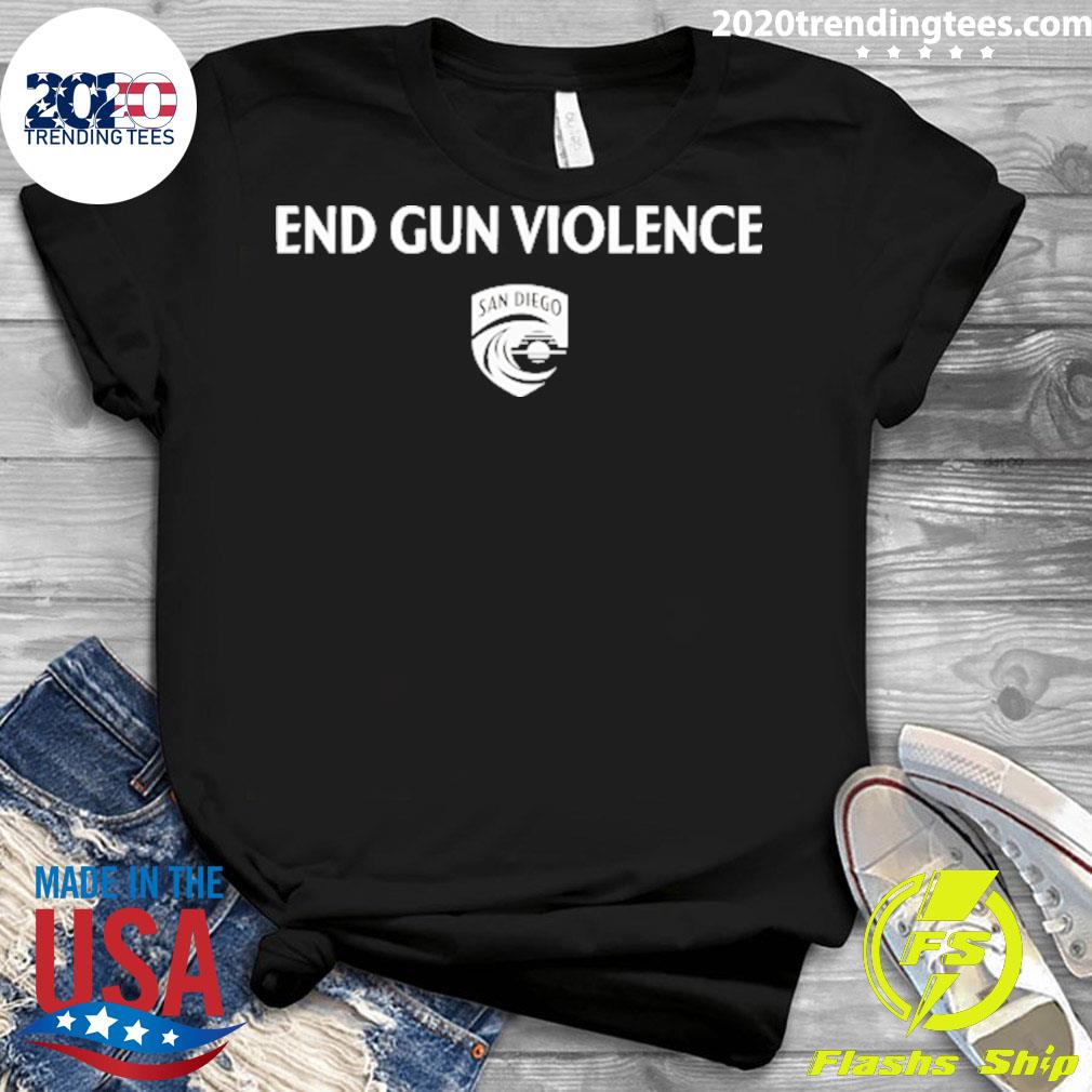 Official end gun violence san diego get involved - Adult & Kids T-Shirts, Sweatshirts & Hoodies apparel design preview 3