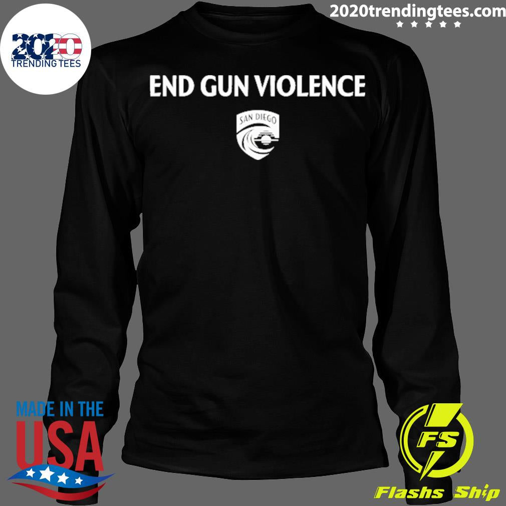 Official end gun violence san diego get involved - Adult & Kids T-Shirts, Sweatshirts & Hoodies apparel design preview 4