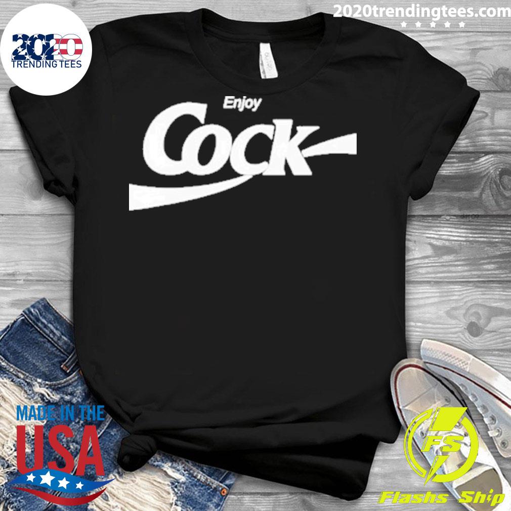 Official enjoy Cock Logo - Adult & Kids T-Shirts, Sweatshirts & Hoodies apparel design preview 3