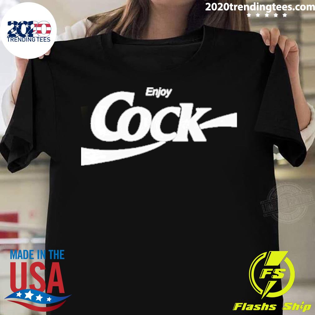 Official enjoy Cock Logo - Adult & Kids T-Shirts, Sweatshirts & Hoodies apparel design preview 1