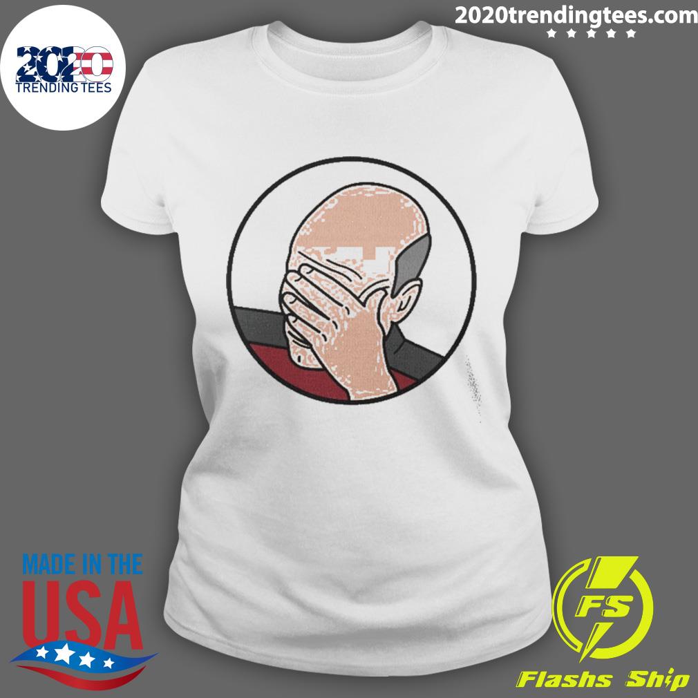 Official epic Facepalm Picard - Adult & Kids T-Shirts, Sweatshirts & Hoodies apparel design preview 3