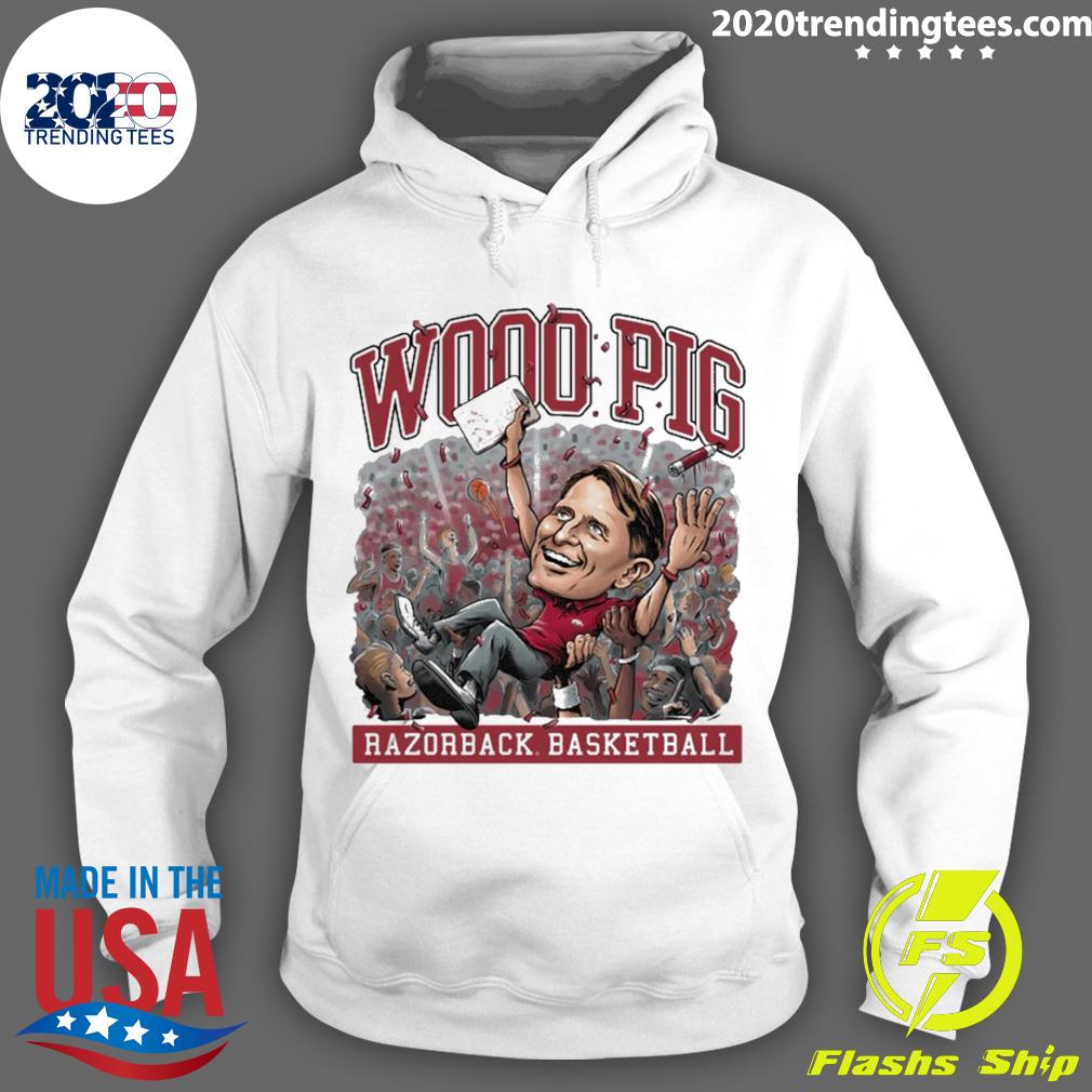 Official eric Musselman Arkansas Razorbacks Woo Pig - Adult & Kids T-Shirts, Sweatshirts & Hoodies apparel design preview 2
