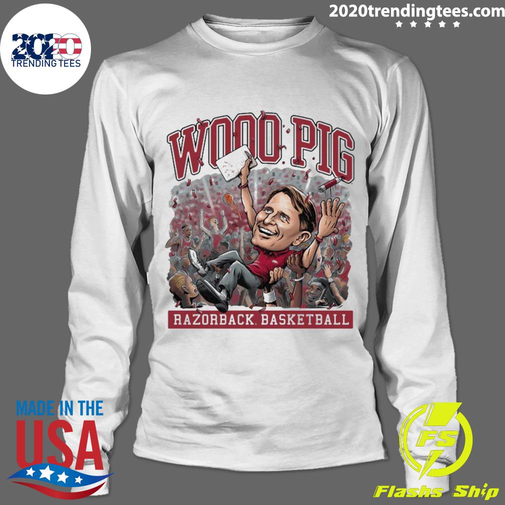 Official eric Musselman Arkansas Razorbacks Woo Pig - Adult & Kids T-Shirts, Sweatshirts & Hoodies apparel design preview 4